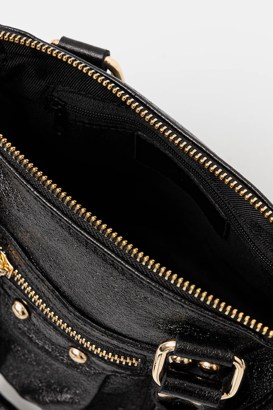 Δερμάτινη τσάντα Answear.LAB MBP081BG1.hak μαύρο