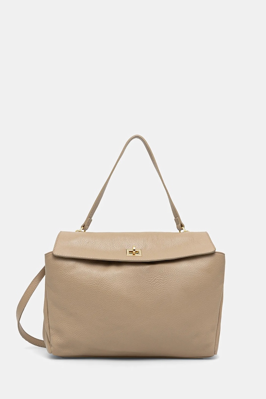Answear.LAB poseta de piele uni bej MBP090HG3.hak