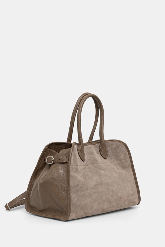 Answear.LAB torebka zamszowa MBP068HG3.hak brązowy WA25