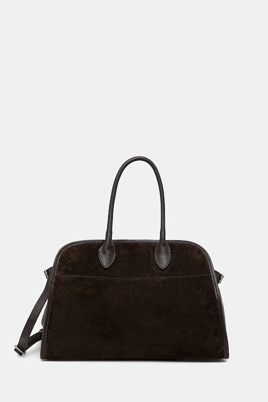Torba od brušene kože Answear.LAB brušena koža smeđa MBP068HG3.hak