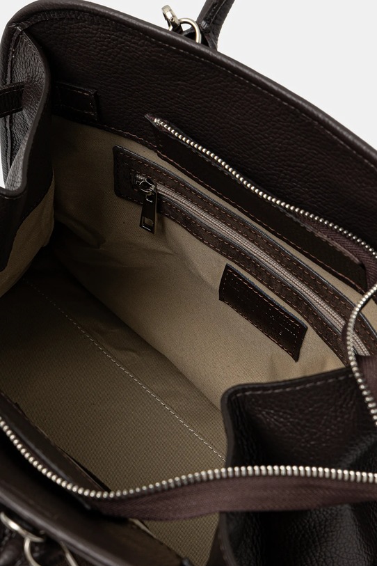 Torba od brušene kože Answear.LAB MBP068HG3.hak smeđa