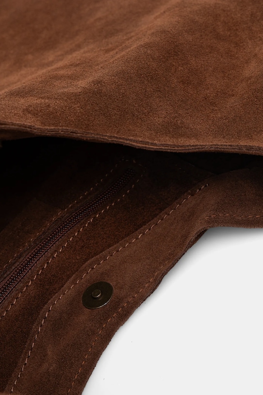 Answear.LAB borsa in pelle scamosciata MBP070HO3.iak marrone