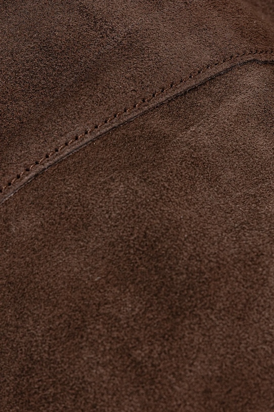 Answear.LAB torebka zamszowa brązowy MBP070HO3.iak