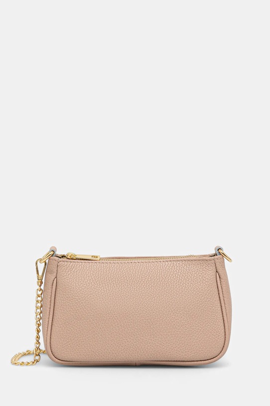 Answear.LAB torebka skórzana skóra licowa beżowy MBP086HO1.hak