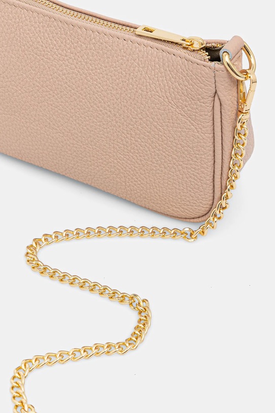 Akcesoria Answear.LAB torebka skórzana MBP086HO1.hak beżowy