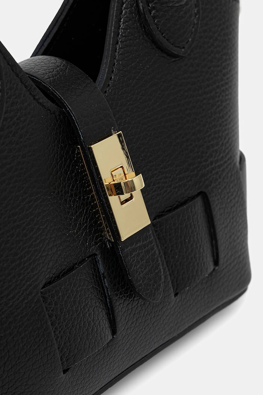 Kožená kabelka Answear.LAB čierna 1096