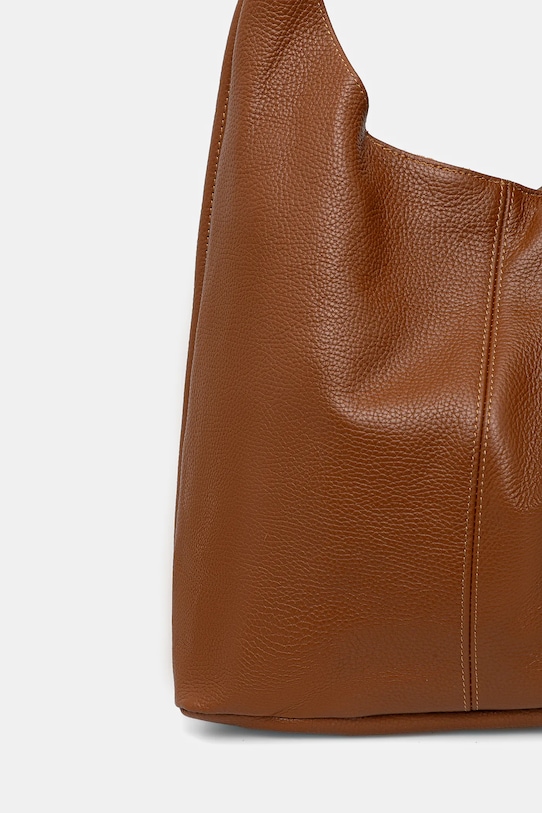 Accesorii Answear.LAB poseta de piele 920.hak maro