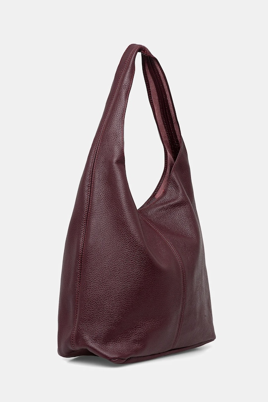 Kožená kabelka Answear.LAB 920.hak burgundské WA25