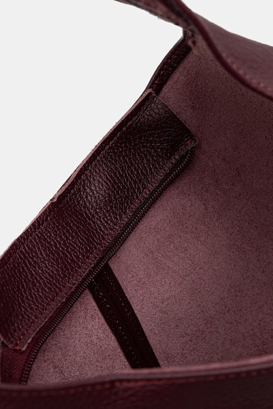 Kožená kabelka Answear.LAB 920.hak burgundské