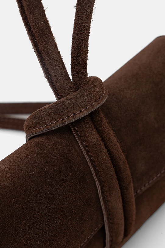 Answear.LAB kopertówka zamszowa brązowy 1013