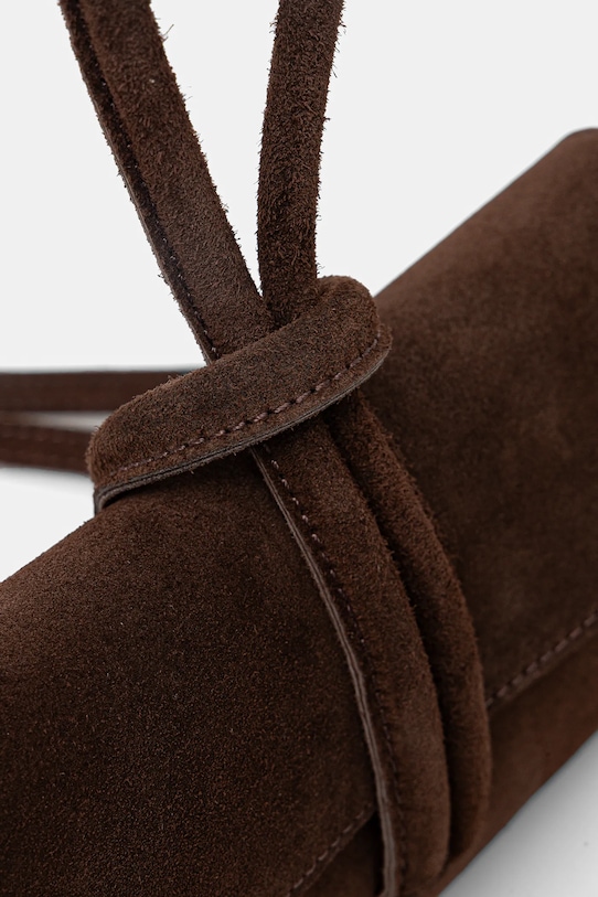 Answear.LAB kopertówka zamszowa brązowy 1013