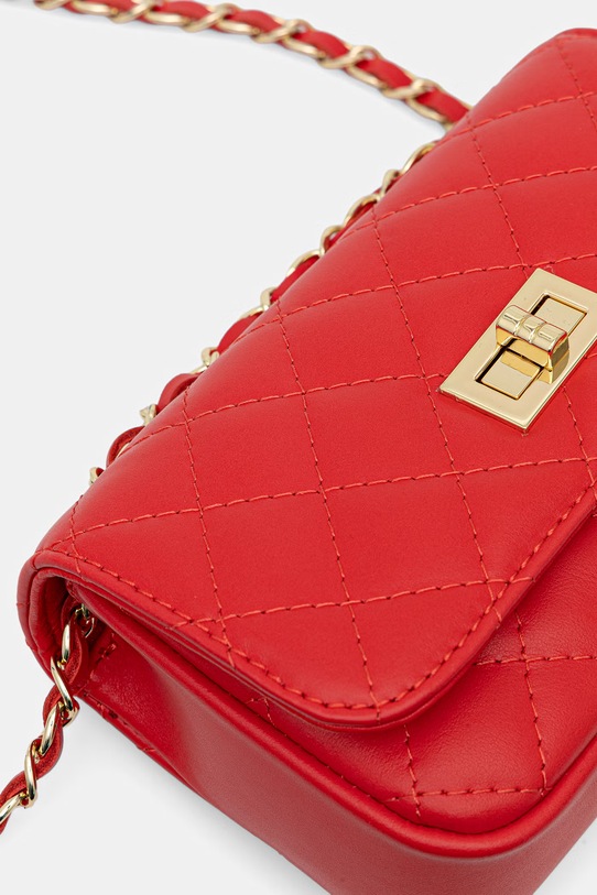 Answear.LAB torebka crossbody damska skórzana czerwony 0067.hak