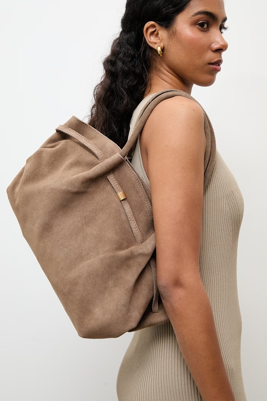 Замшевая сумочка Answear.LAB замш коричневый WA25-TOD142