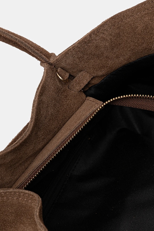 Answear.LAB torebka zamszowa Ans01.hak brązowy