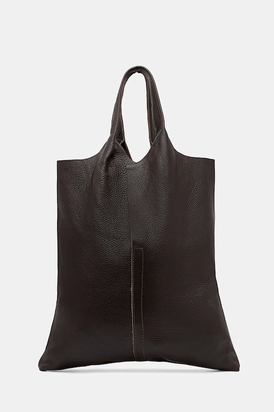 Answear.LAB torebka skórzana skóra licowa brązowy 5200151.hak