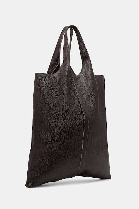 Answear.LAB torebka skórzana 5200151.hak brązowy WA25