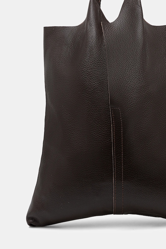 Akcesoria Answear.LAB torebka skórzana 5200151.hak brązowy