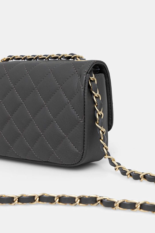 Akcesoria Answear.LAB torebka skórzana 6610731.hak szary