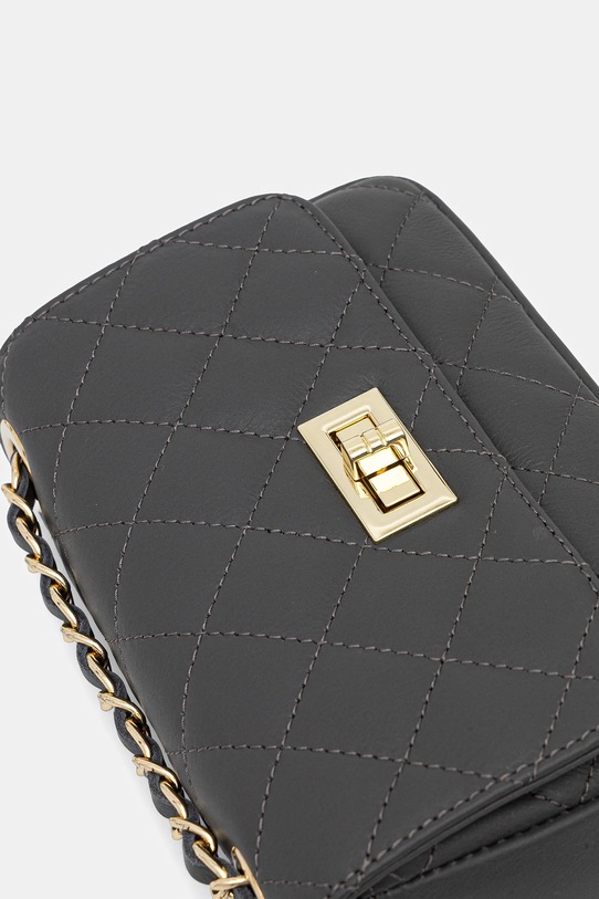 Answear.LAB torebka skórzana szary 6610731.hak