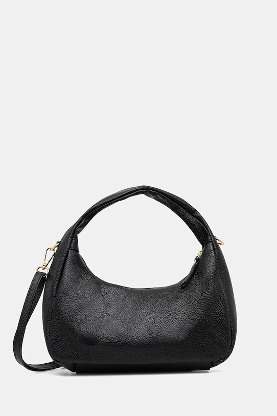 Шкіряна сумочка Answear.LAB лицьова шкіра чорний 251016-1.hak