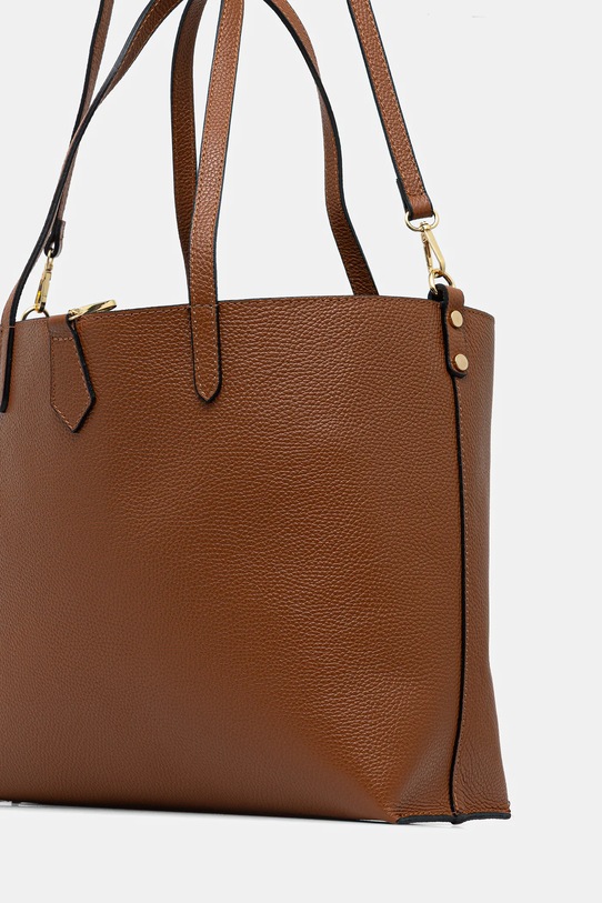 Akcesoria Answear.LAB torebka skórzana 551995.hak brązowy