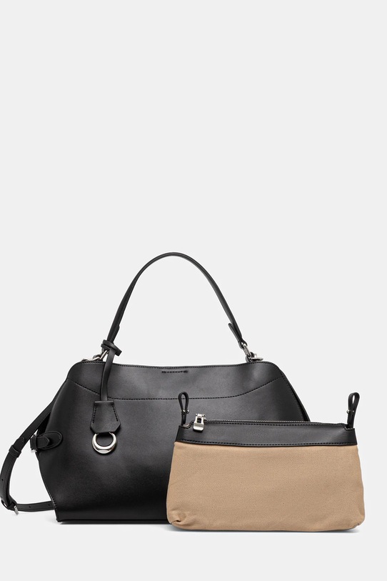 Answear.LAB torebka skórzana LS1.cms czarny