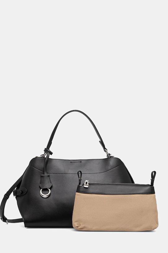 Answear.LAB torebka skórzana LS1.cms czarny