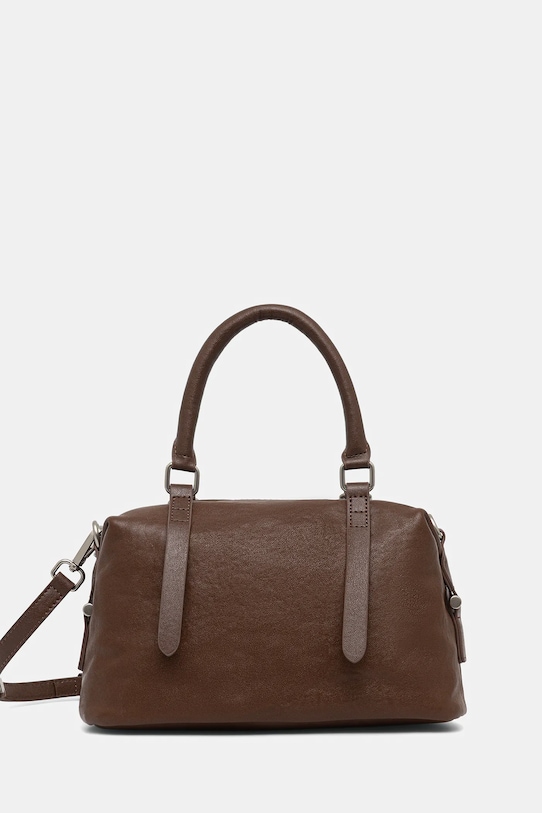 Answear.LAB torebka skórzana skóra licowa brązowy LS2.CMS