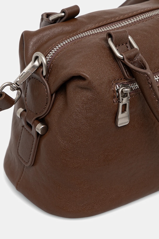 Answear.LAB torebka skórzana brązowy LS2.CMS