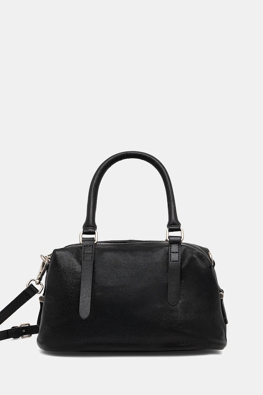 Answear.LAB torebka skórzana skóra licowa czarny LS2.CMS