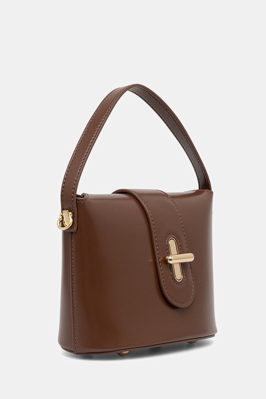 Answear.LAB torebka skórzana LS5A.CMS brązowy WA25