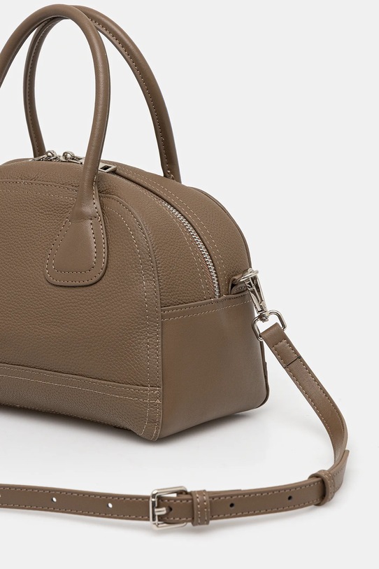 Akcesoria Answear.LAB torebka skórzana LS7.CMS beżowy