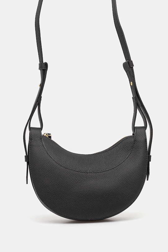 Answear.LAB torebka skórzana skóra licowa czarny LS16.CMS