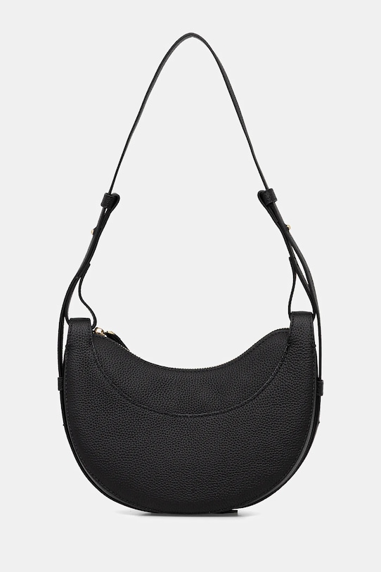 Answear.LAB torebka skórzana skóra licowa czarny LS16.CMS