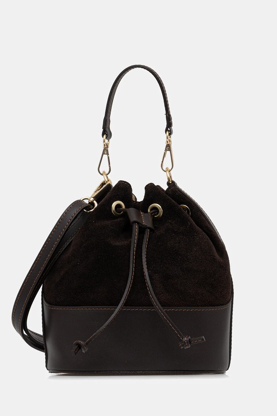 Answear.LAB torebka skórzana skóra licowa brązowy SR7DM.psr