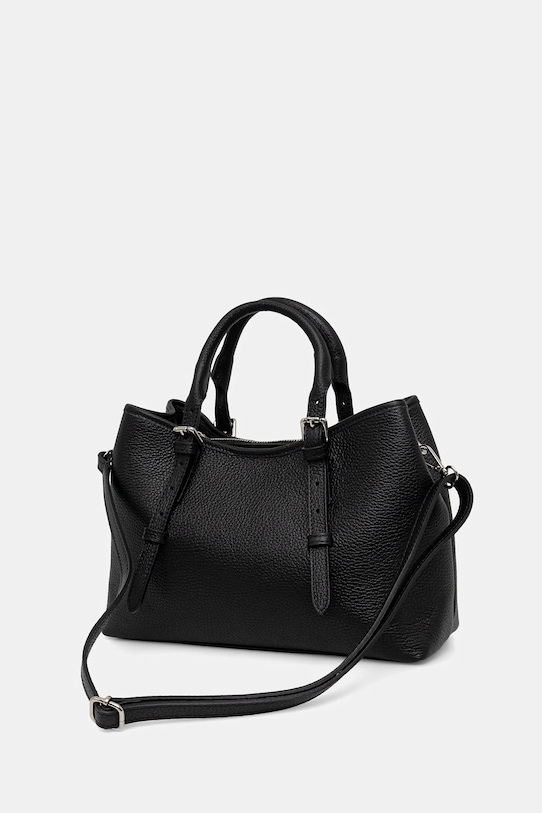 Akcesoria Answear.LAB torebka skórzana SR10DL.psr czarny