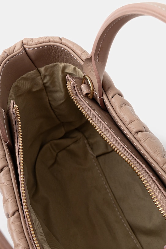 Kožená kabelka Answear.LAB SR12ML.psr ružová