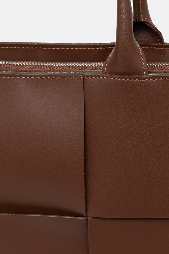 Answear.LAB borsa a mano in pelle marrone SR11ML