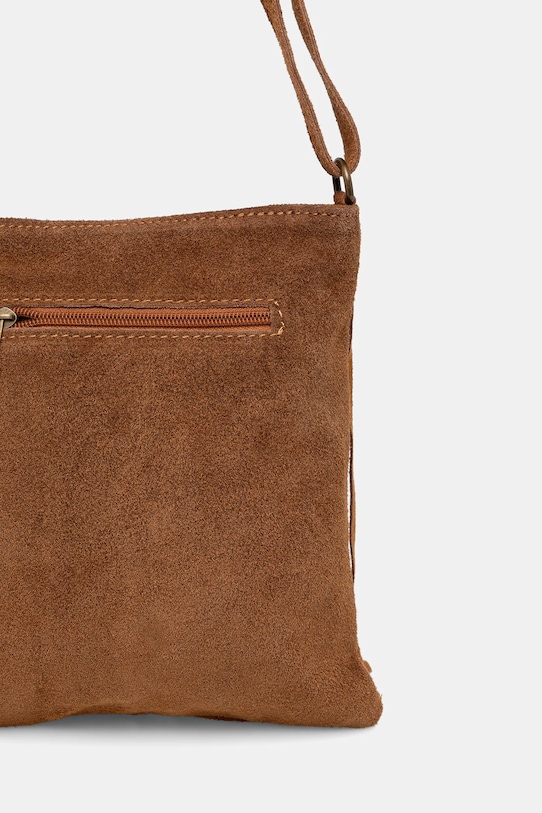 Akcesoria Answear.LAB torebka zamszowa 1327.hak brązowy