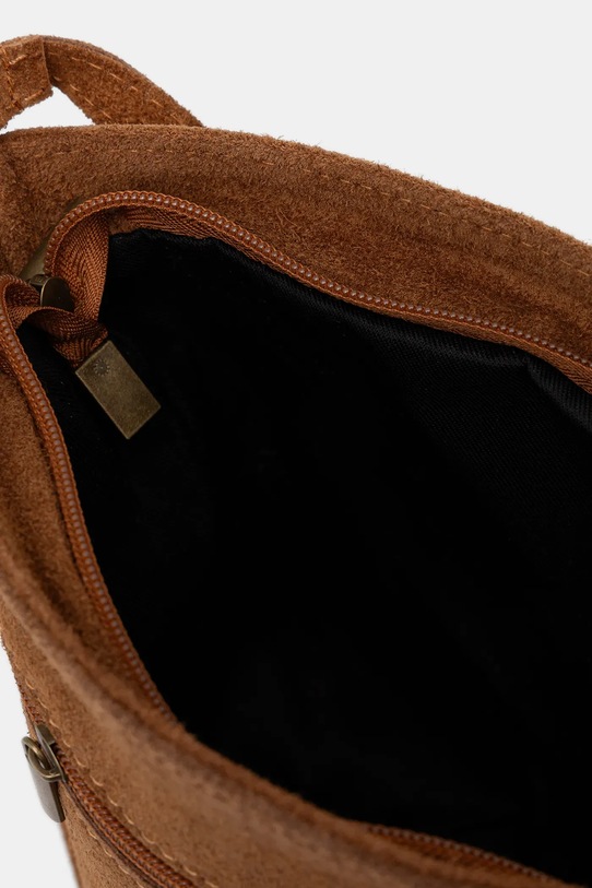 Answear.LAB torebka zamszowa 1327.hak brązowy