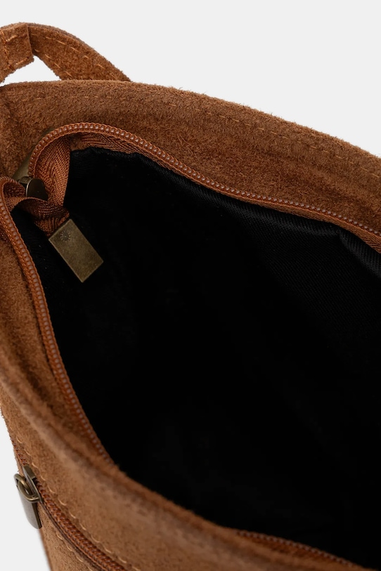 Answear.LAB torebka zamszowa 1327.hak brązowy