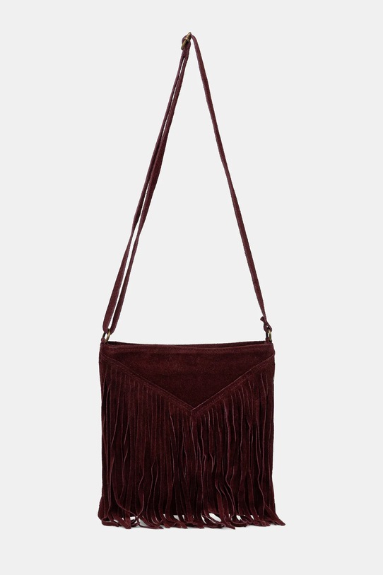 Answear.LAB torebka zamszowa 1327.hak bordowy WA25