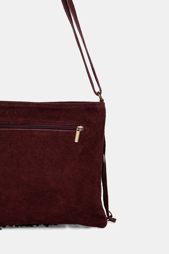 Akcesoria Answear.LAB torebka zamszowa 1327.hak bordowy