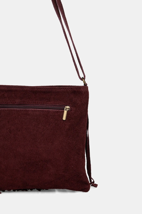 Akcesoria Answear.LAB torebka zamszowa 1327.hak bordowy