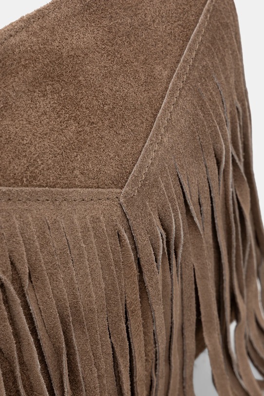 Answear.LAB torebka zamszowa brązowy 1327.hak