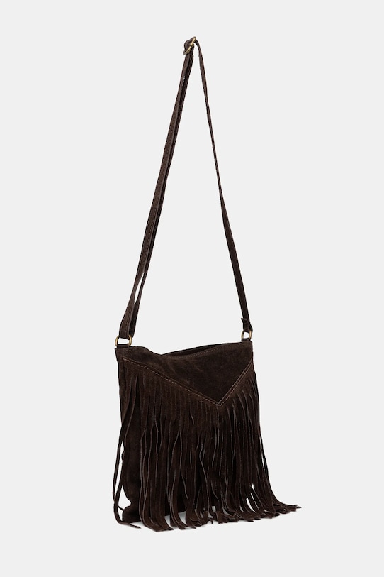 Answear.LAB torebka zamszowa 1327.hak brązowy WA25