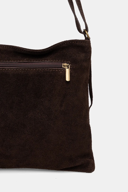 Akcesoria Answear.LAB torebka zamszowa 1327.hak brązowy