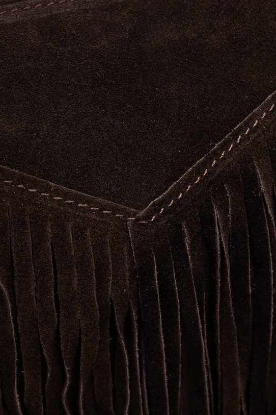 Answear.LAB torebka zamszowa brązowy 1327.hak