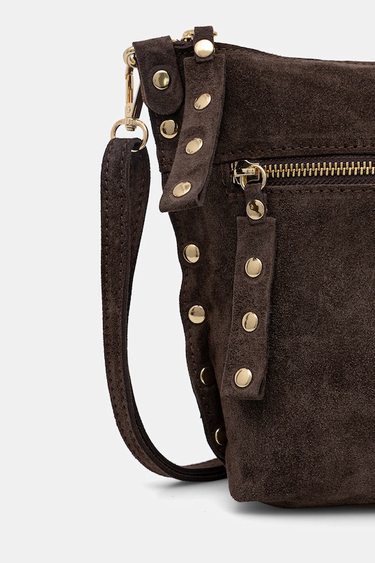 Answear.LAB torebka zamszowa 1315.hak brązowy WS26