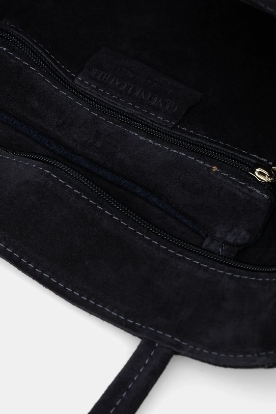 Answear.LAB torebka zamszowa 915.hak granatowy